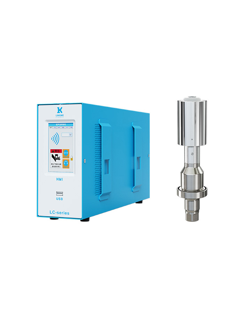 20kHz-2000W 數(shù)字 靈科超聲波焊接自動(dòng)化配套 倒喇叭型