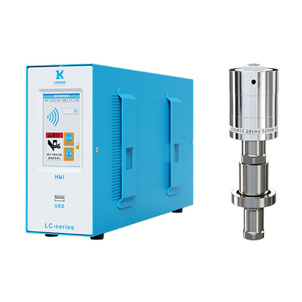 28kHz-1200W 數字 靈科超聲波焊接自動化配套